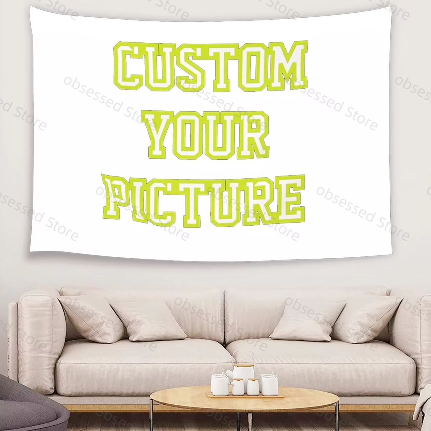 Home Textiles Usa - 写真をカスタマイズしたタペストリー印刷、部屋の壁掛け装飾、タペストリーのカスタマイズ、ホームテキスタイル製品
