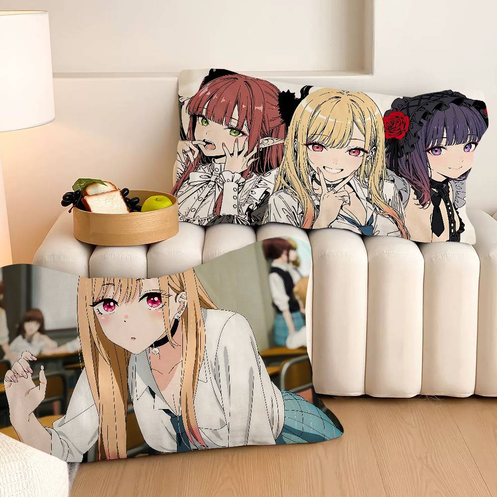 Home Textiles Premium - 私のドレスアップダーリンアニメプレミアム速乾枕タオル耐久性のあるポリエステル生地大人用枕カバー