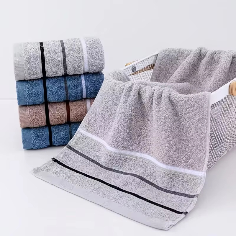 1パックプレミアムソフト吸水タオル、マルチカラーバス＆フェイ - Home Textiles Premium のレビューと価格