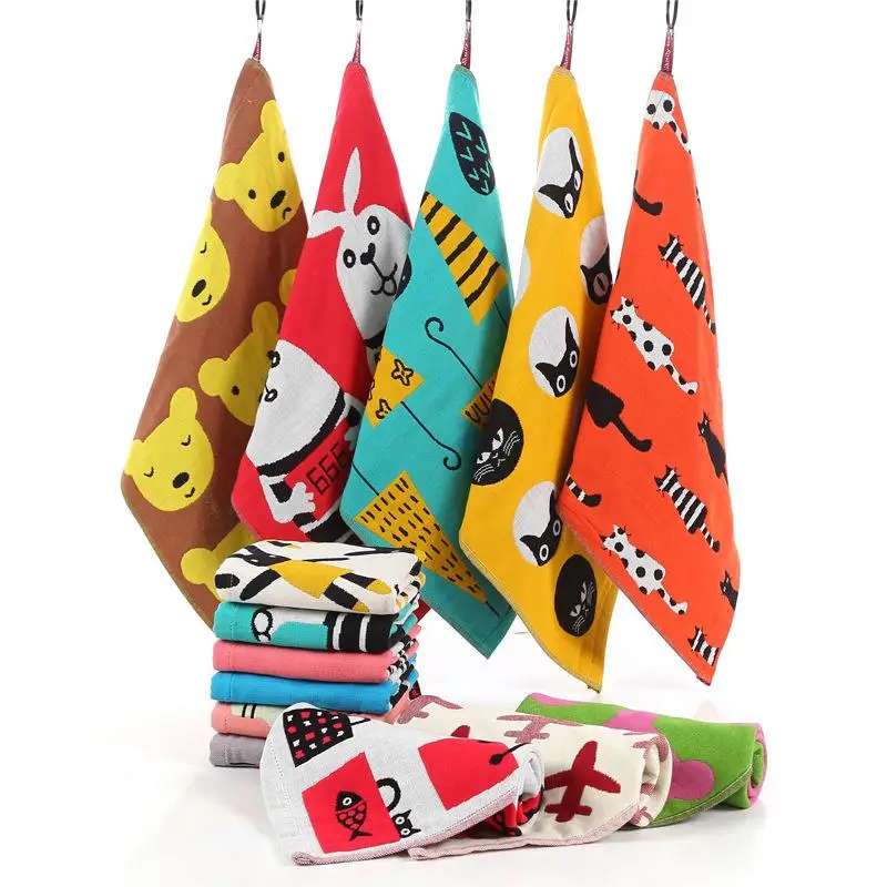 漫画の綿タオル,3層,ガーゼのフェイス,ハンドシート,新生児 - Home Textiles Face Towel のレビューと価格