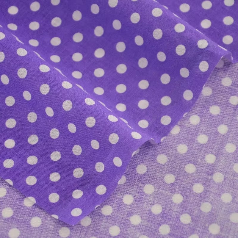 白いオレンジの水玉模様の綿生地,パッチワーク,ホームテキスタ - Home Textiles Usa のレビューと価格