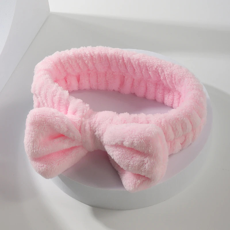 ボウヘッドバンドリストバンドセットタオル伸縮性ソフト洗顔シャ - Home Textiles Face Towel のレビューと価格