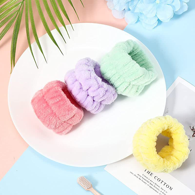 2 個再利用可能なスパリストウォッシュバンドソフトマイクロフ - Home Textiles Face Towel のレビューと価格
