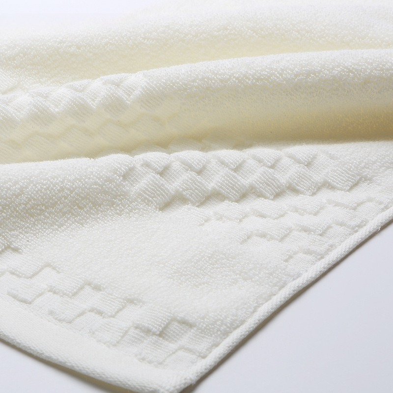 1PC ソフト純綿ハンドタオル無地フェイスタオル吸収性バスル - Home Textiles Face Towel のレビューと価格