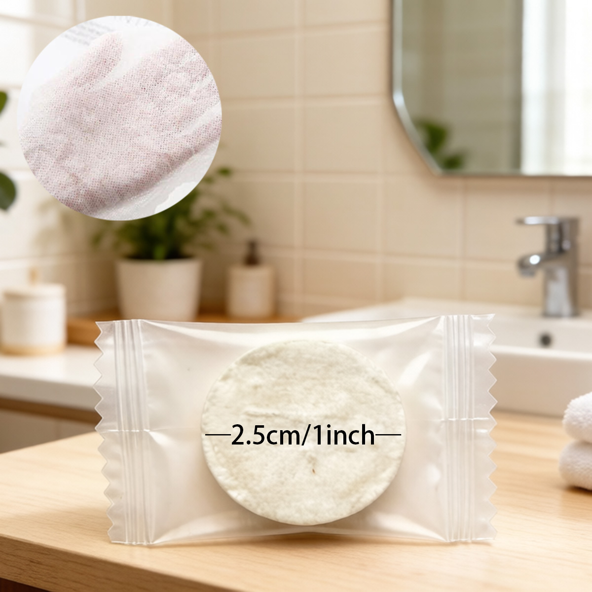 100枚入り携帯用圧縮タオル 使い捨てフェイスクリーニング  - Home Textiles Face Towel のレビューと価格