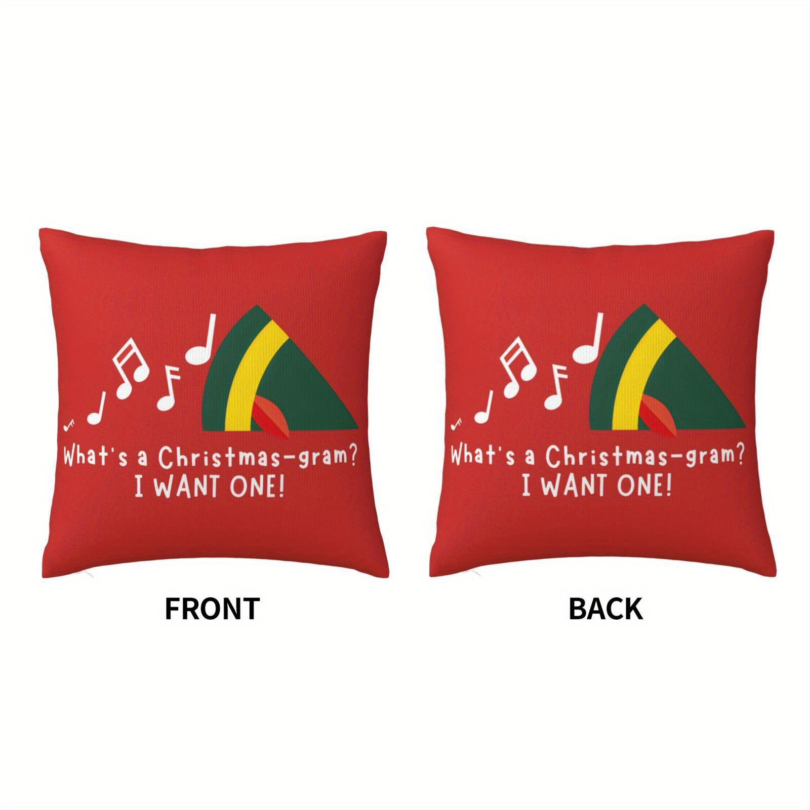 クリスマス枕カバー1枚 - バディ・ザ・エルフ「クリスマスと - Pillow Insert 18X18 のレビューと価格
