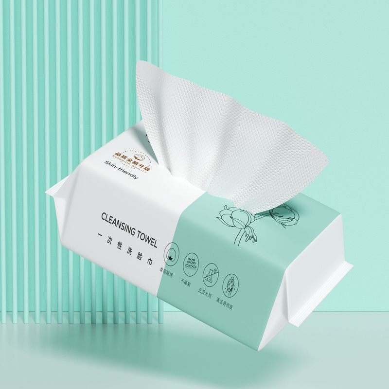 使い捨て純綿パール柄フェイスタオル、乾湿両用、ソフトメイク落 - Home Textiles Face Towel のレビューと価格
